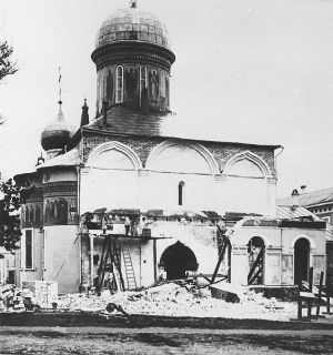 Реставрация Троицкого собора. 1925 г.